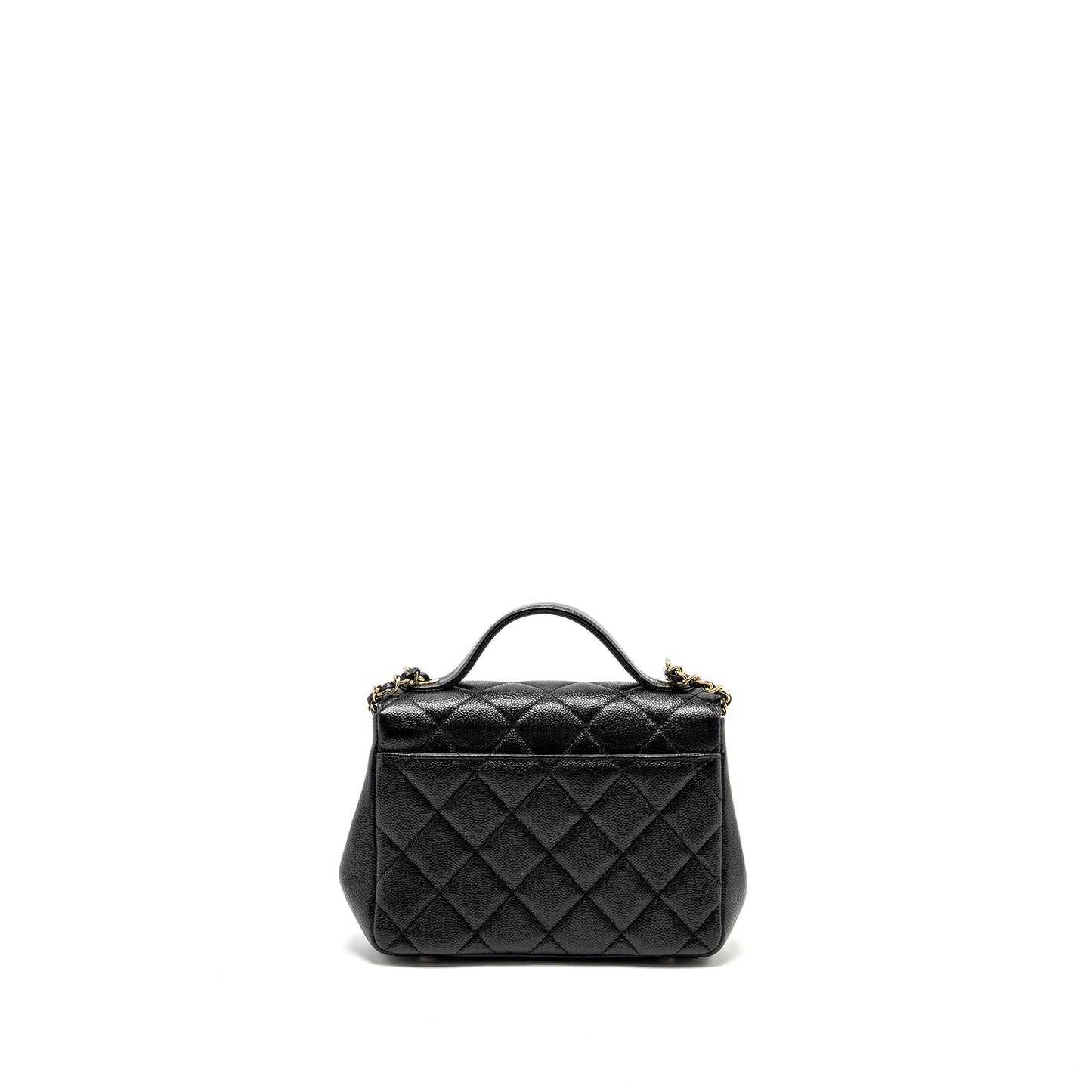 Chanel Business Affinity Caviar LGHW Black Small Handbag Lghw 2