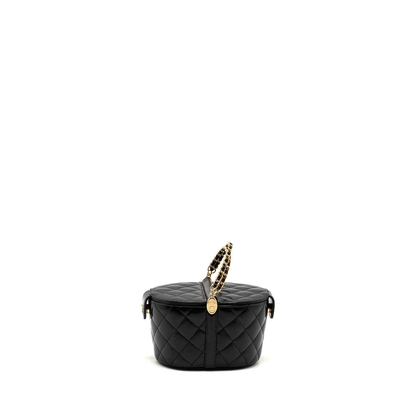 Chanel picnic vanity lambskin GHW microchip Black Handbag