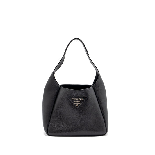 Prada Tote Handbag Leather Black Tote Bag
