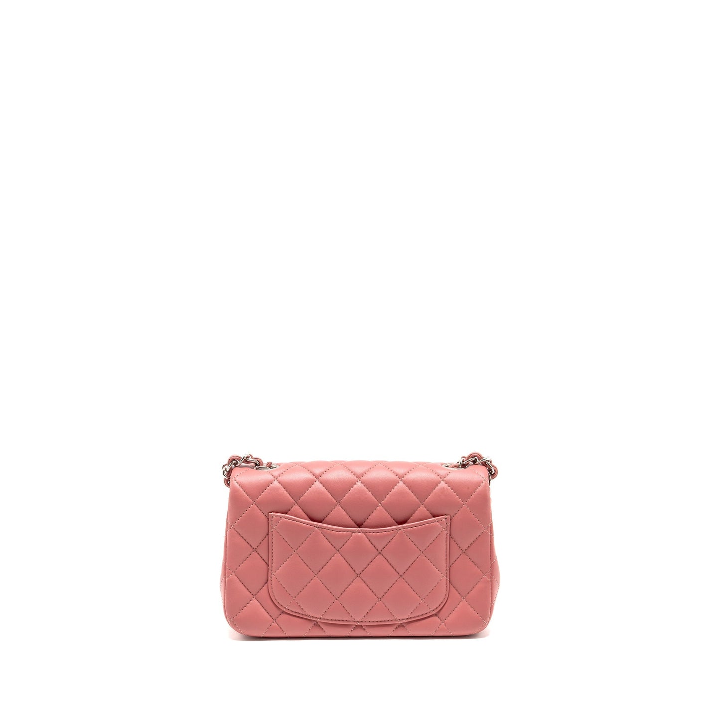 Chanel Rectangular flap lambskin SHW Pink Shoulder Bag Shw 3
