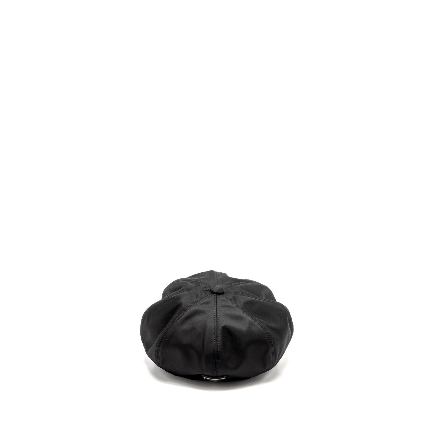 Prada Size M Re Newsboy WomenâS Cap Handbag Nylon Black Travel Bag