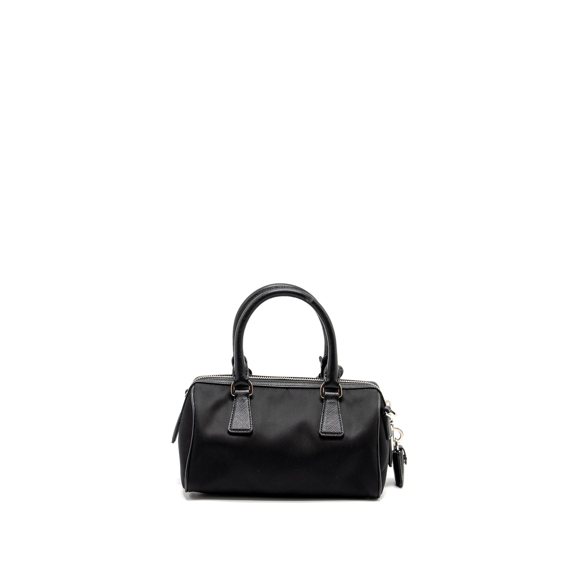 Prada Top Handle Re Edition Purse Handbag Nylon Black Travel Bag