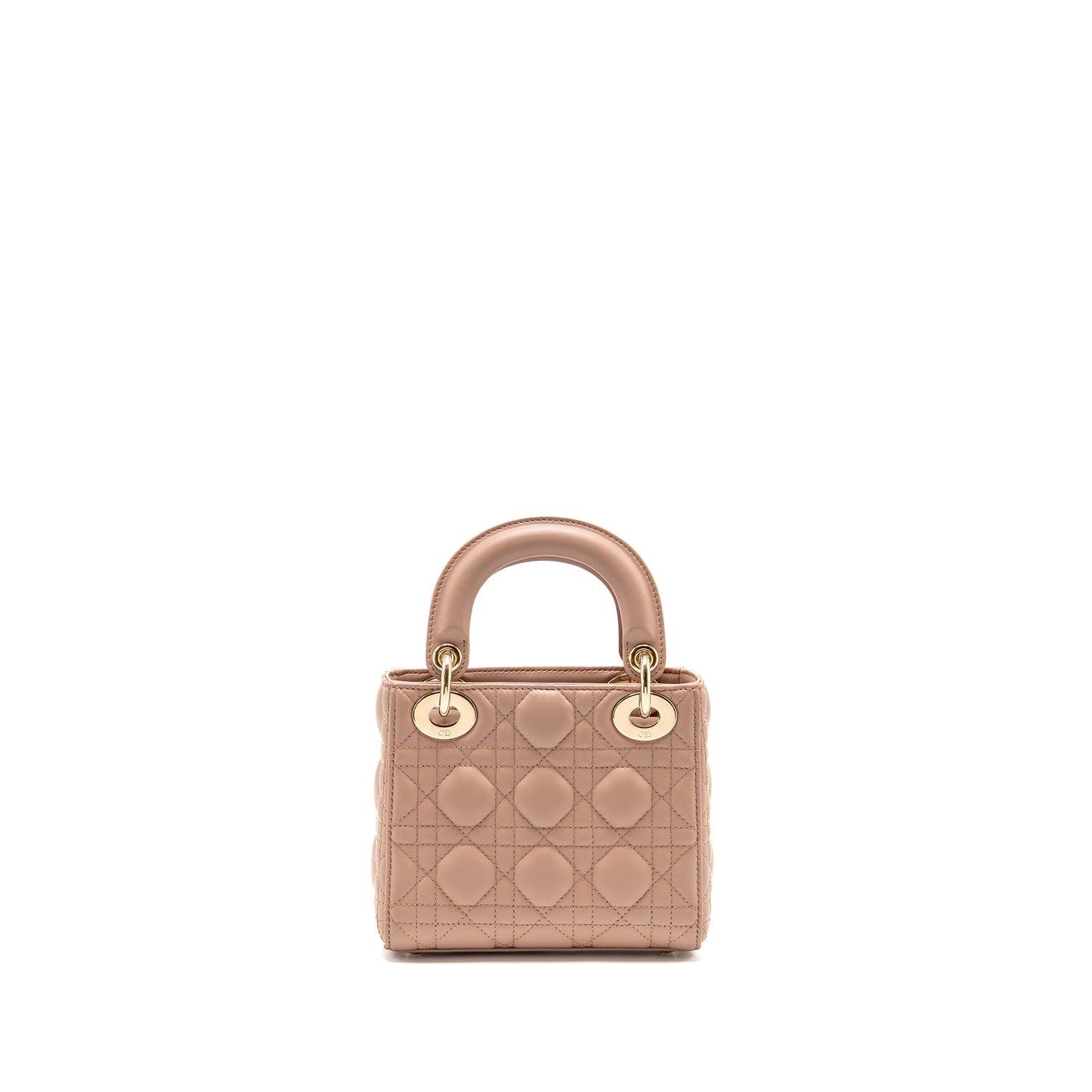 Dior Lady Purse Lambskin Blush Handbag Mini Travel Bag