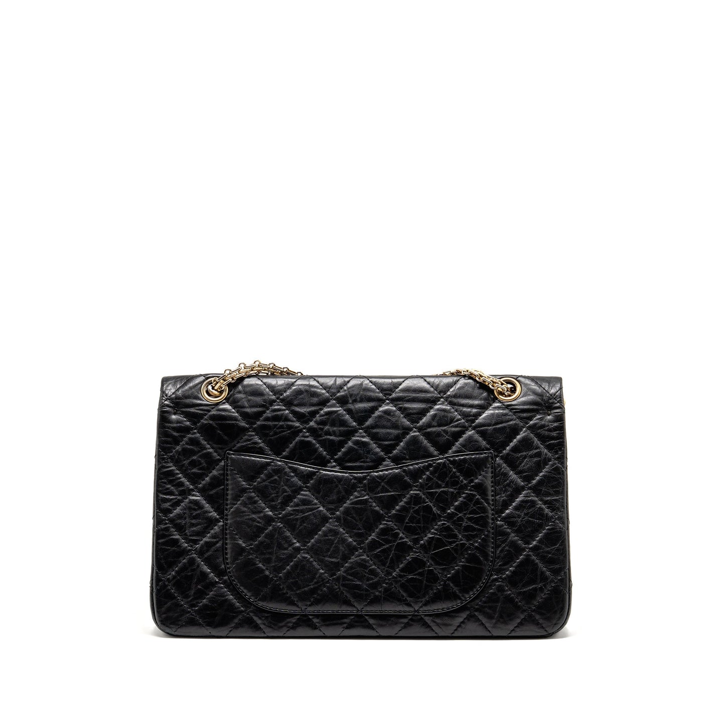 Chanel 2.55 227 reissue maxi flap aged Black Shoulder Bag