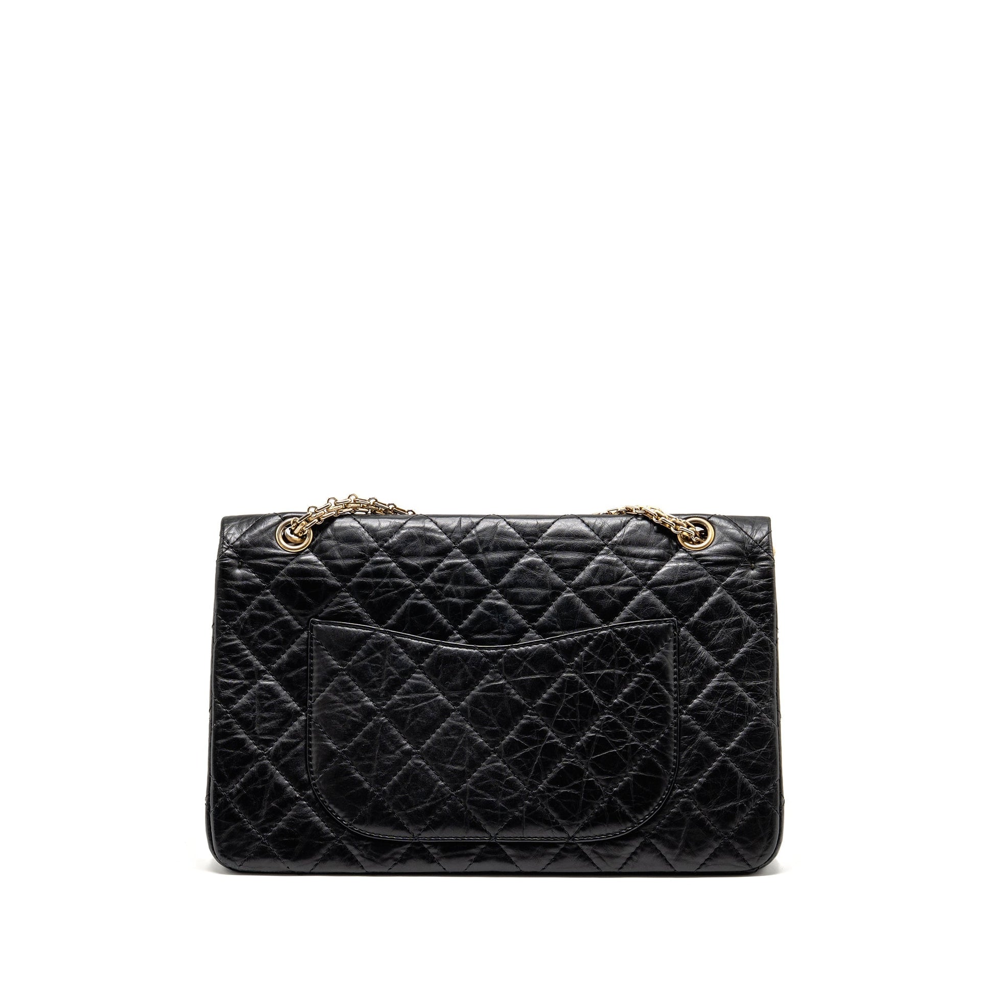 Chanel 2.55 227 reissue maxi flap aged Black Shoulder Bag