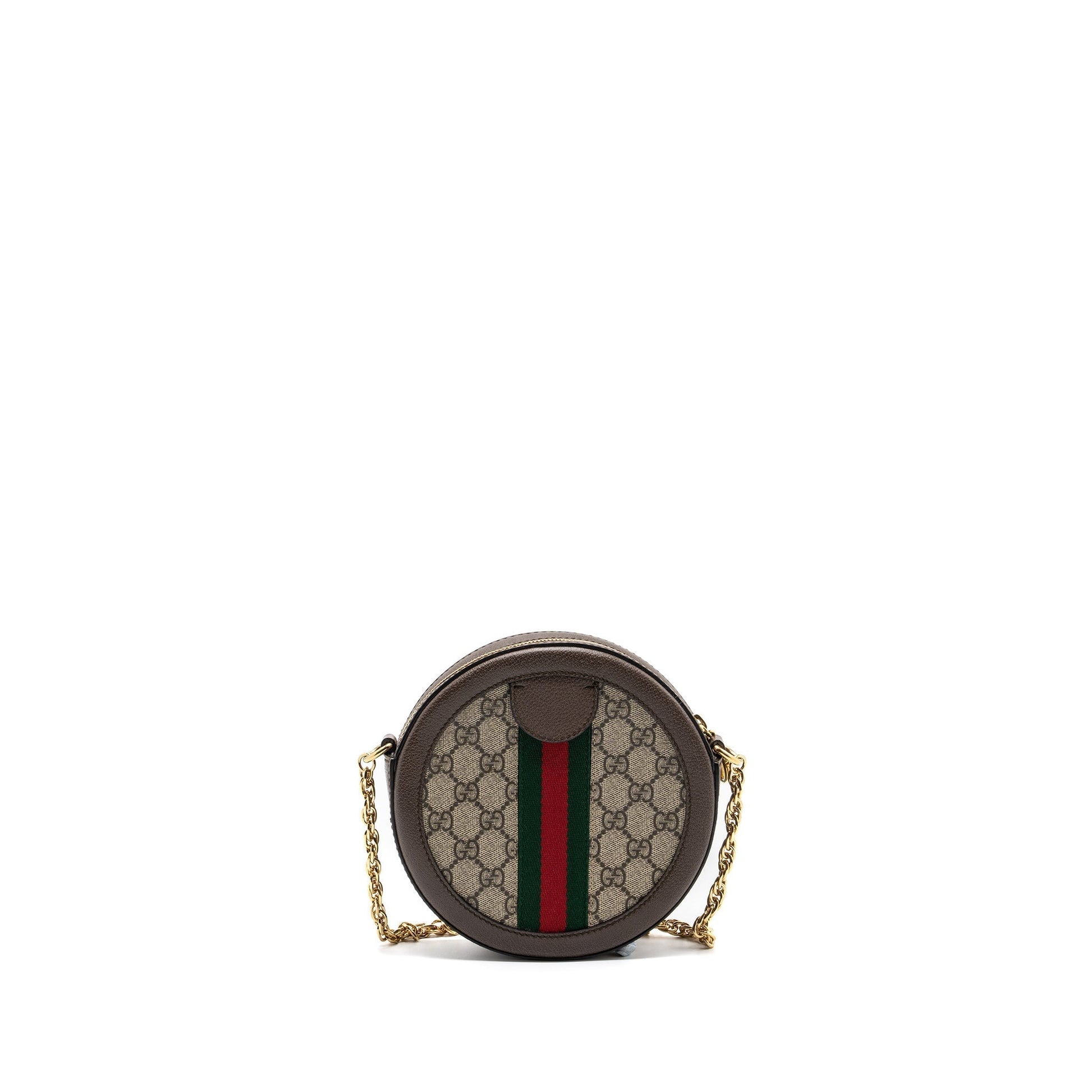 Gucci Ophidia Round Shoulder Bag Supreme Canvas Mini