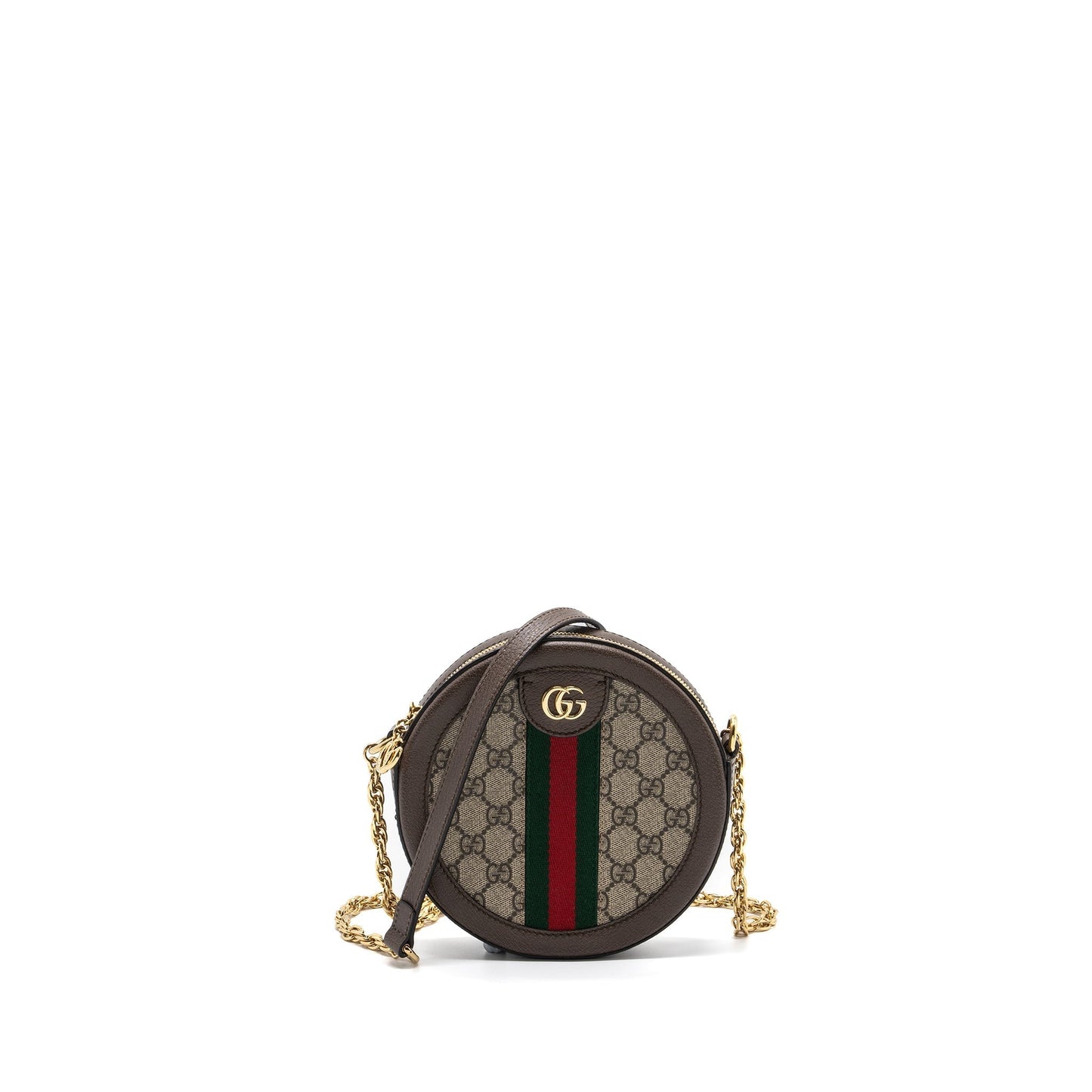 Gucci Ophidia Round Shoulder Bag Supreme Canvas Mini