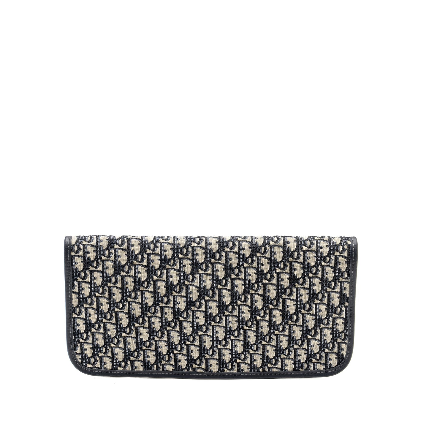 Dior Folder Clutch Oblique Handbag Leather Canvas Clutch Bag