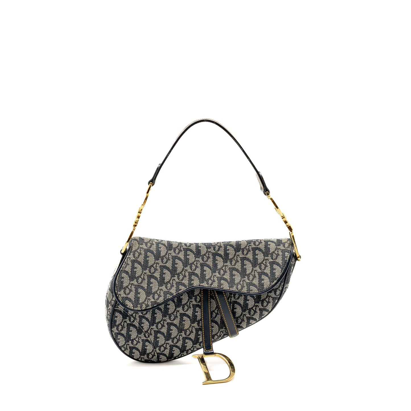 Dior Saddle Purse Multicolour Handbag Leather Canvas Travel Bag Multicolour Handbag
