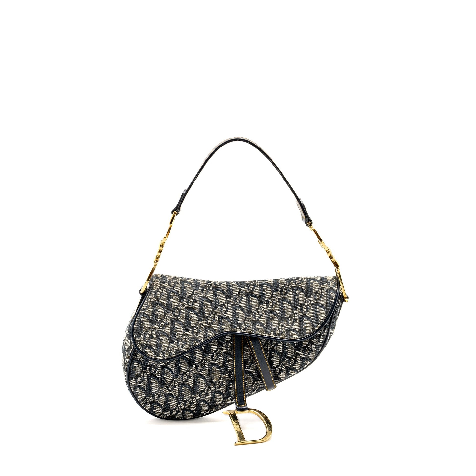 Dior Saddle Purse Multicolour Handbag Leather Canvas Travel Bag Multicolour Handbag