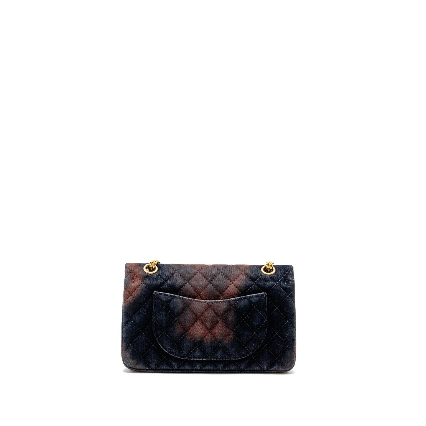 Chanel 2.55 Reissue Flap Ombre Velvet GHW Multicolour Small Shoulder Bag