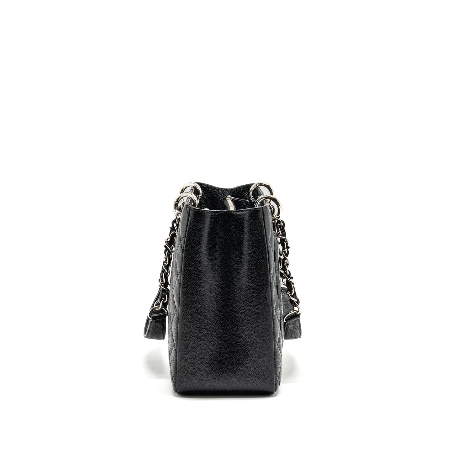 Chanel Grand Shopping GST Caviar SHW Black Tote Bag Shw 3