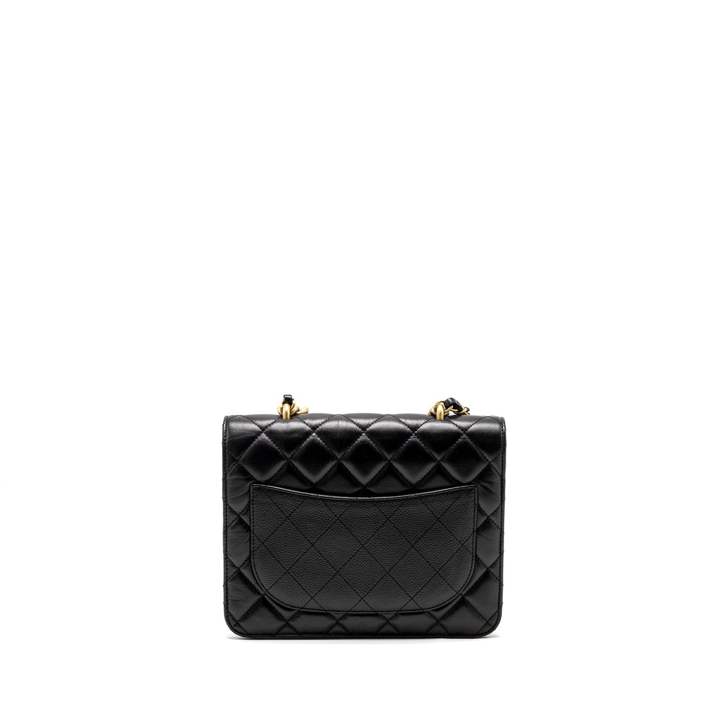 Chanel Quilted Flap Calfskin Caviar GHW Black Shoulder Bag