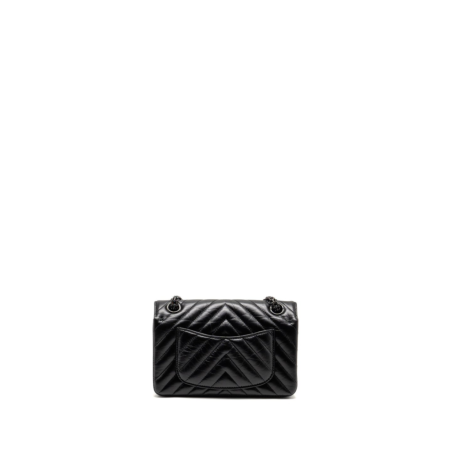 Chanel 2.55 Reissue Chevron Calfskin SO Black Mini Bag Black 2
