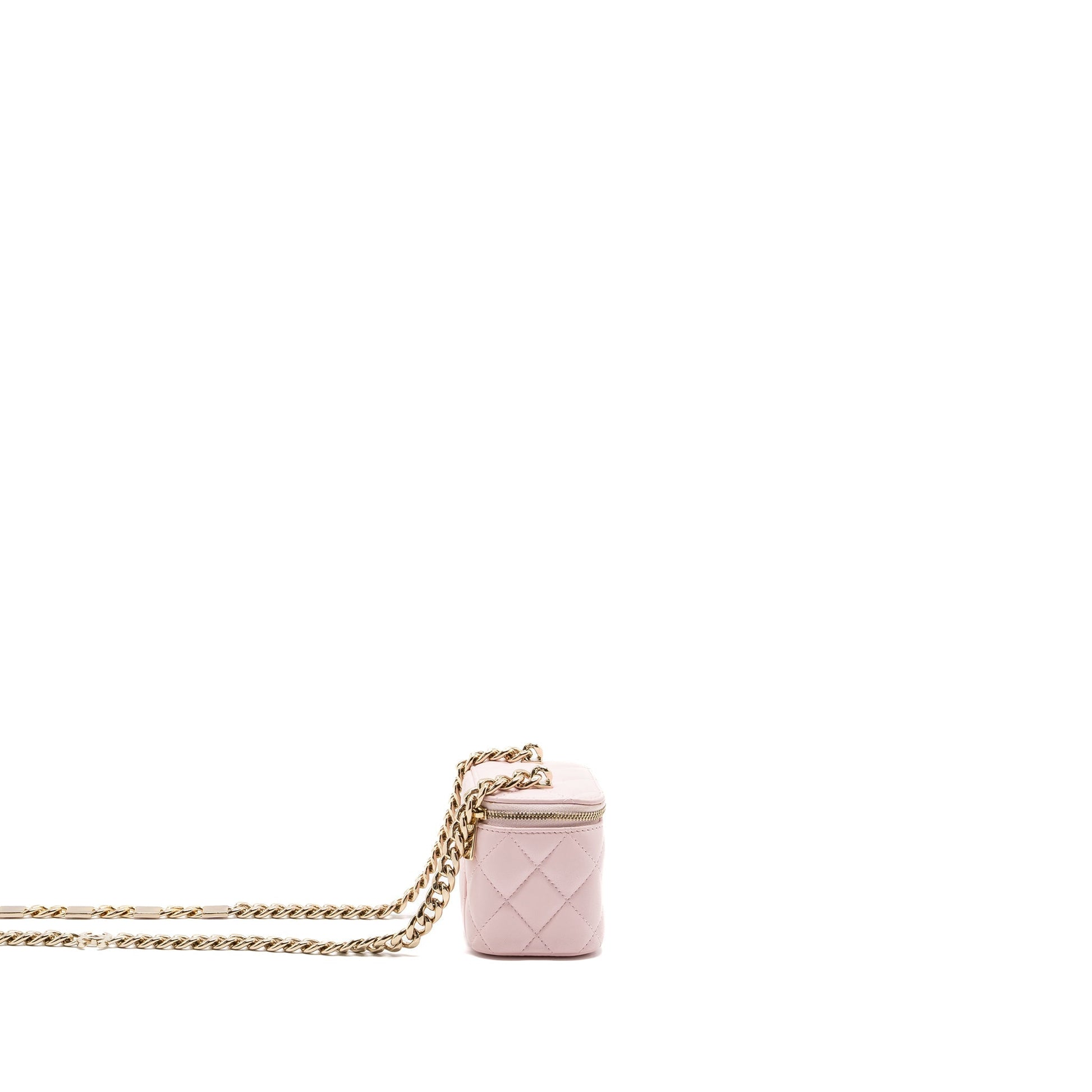 Chanel vanity giant lambskin light LGHW Pink Mini Bag
