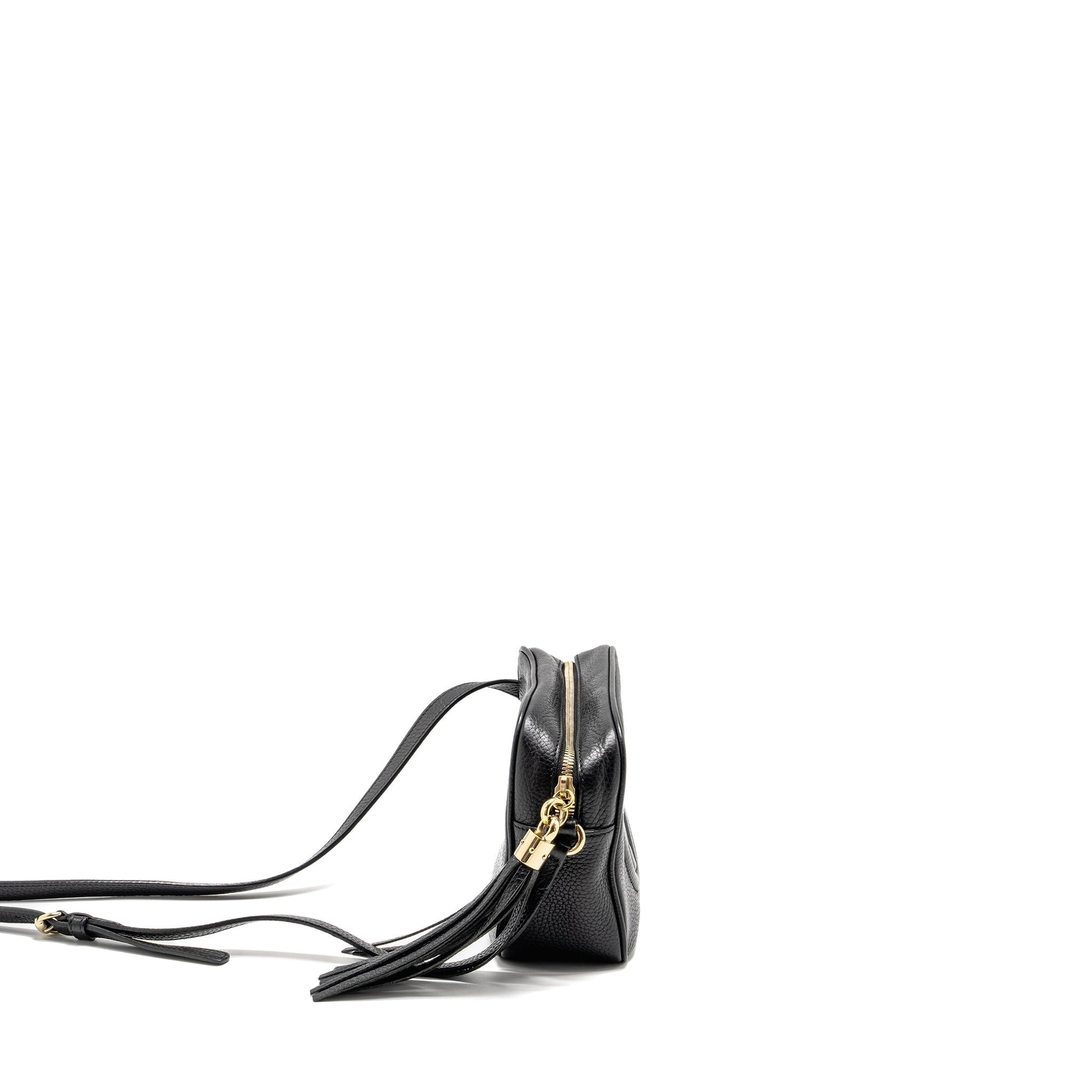Gucci Soho Disco Camera Crossbody Bag Calfskin Black