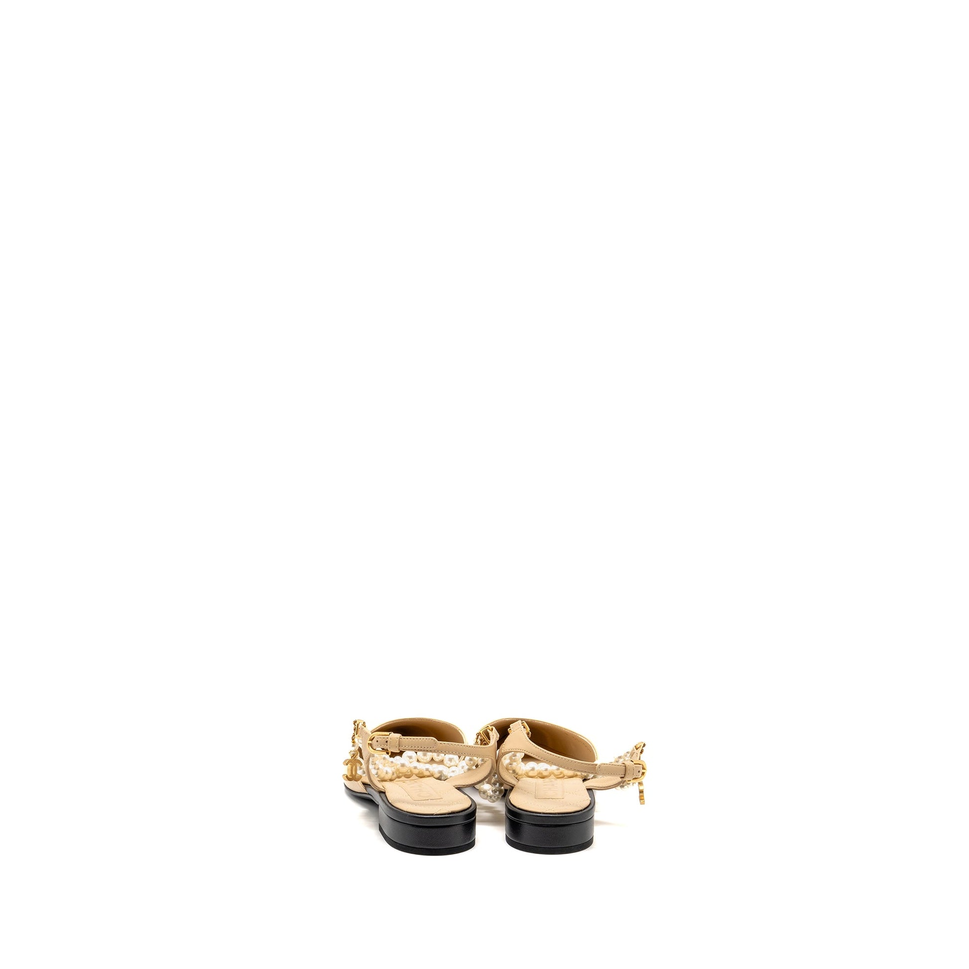 Chanel ige Black Beige Shoes