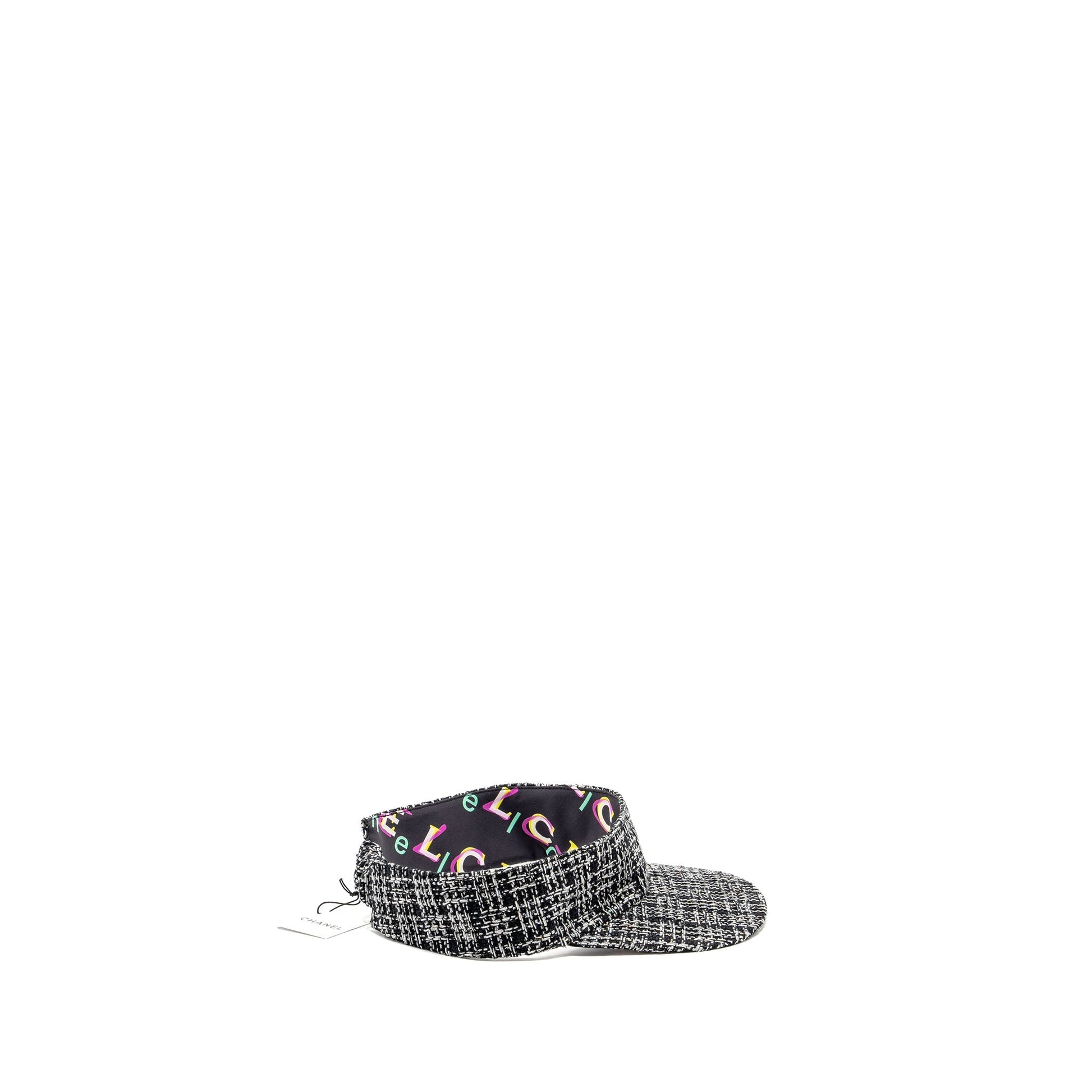 Chanel Visor Cap Tweed Polyamide Multicolour Hat