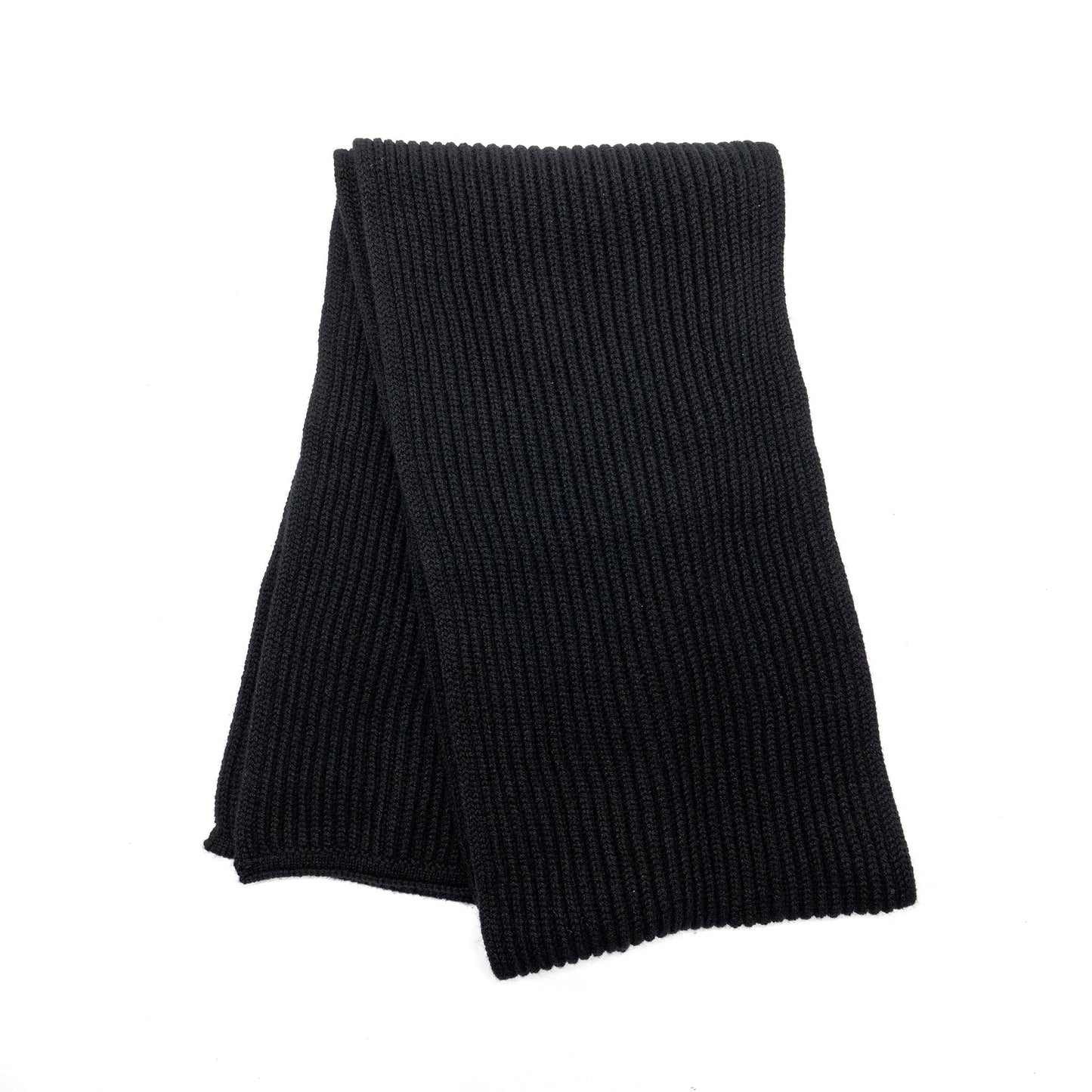 Chanel Letter CC Logo Scarf Cashmere Black