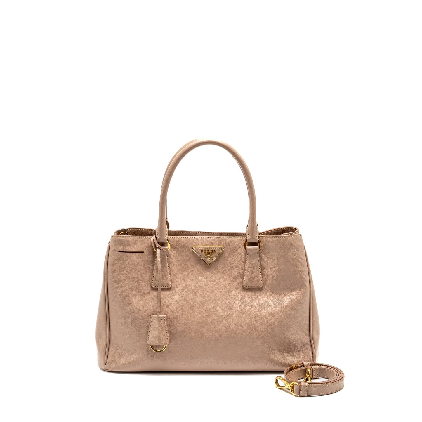 Prada Saffiano Tote Purse Calfskin Powder Handbag Pink Tote Bag