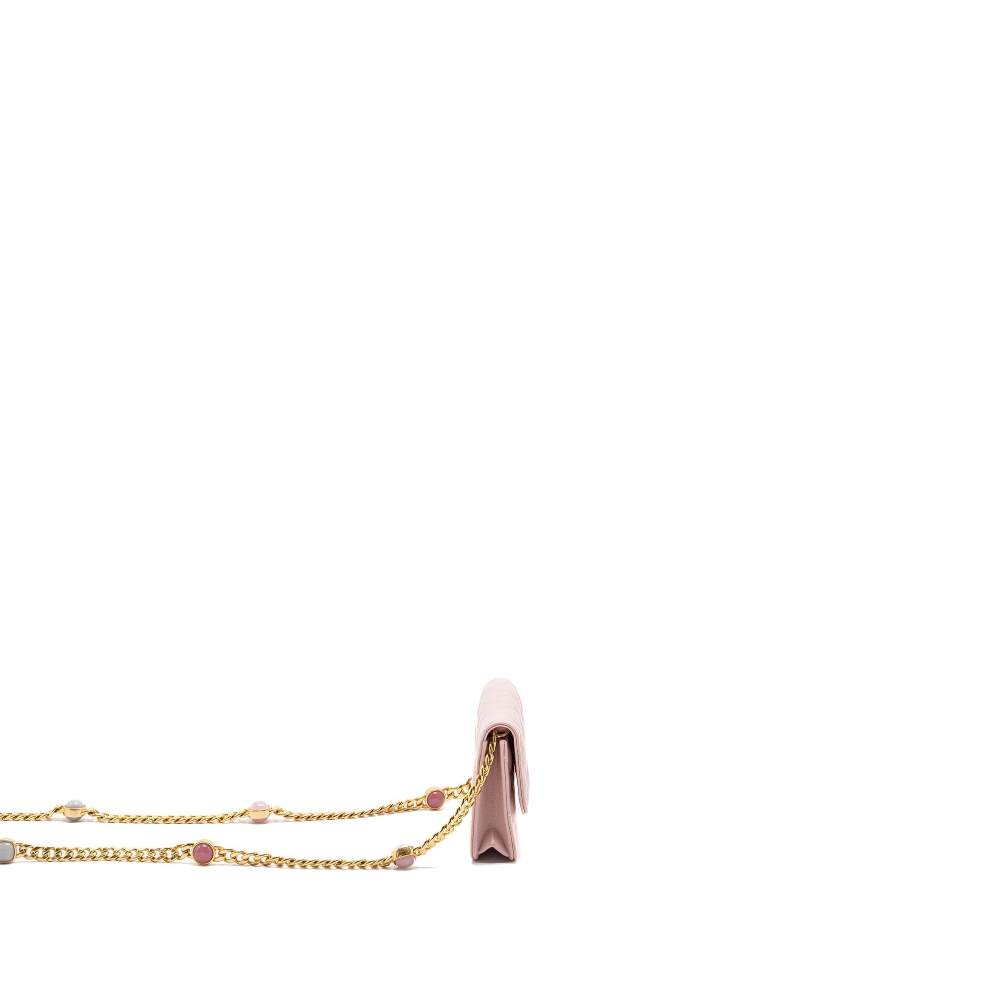 Chanel flap card holder limited edition lambskin Pink Wallet Case