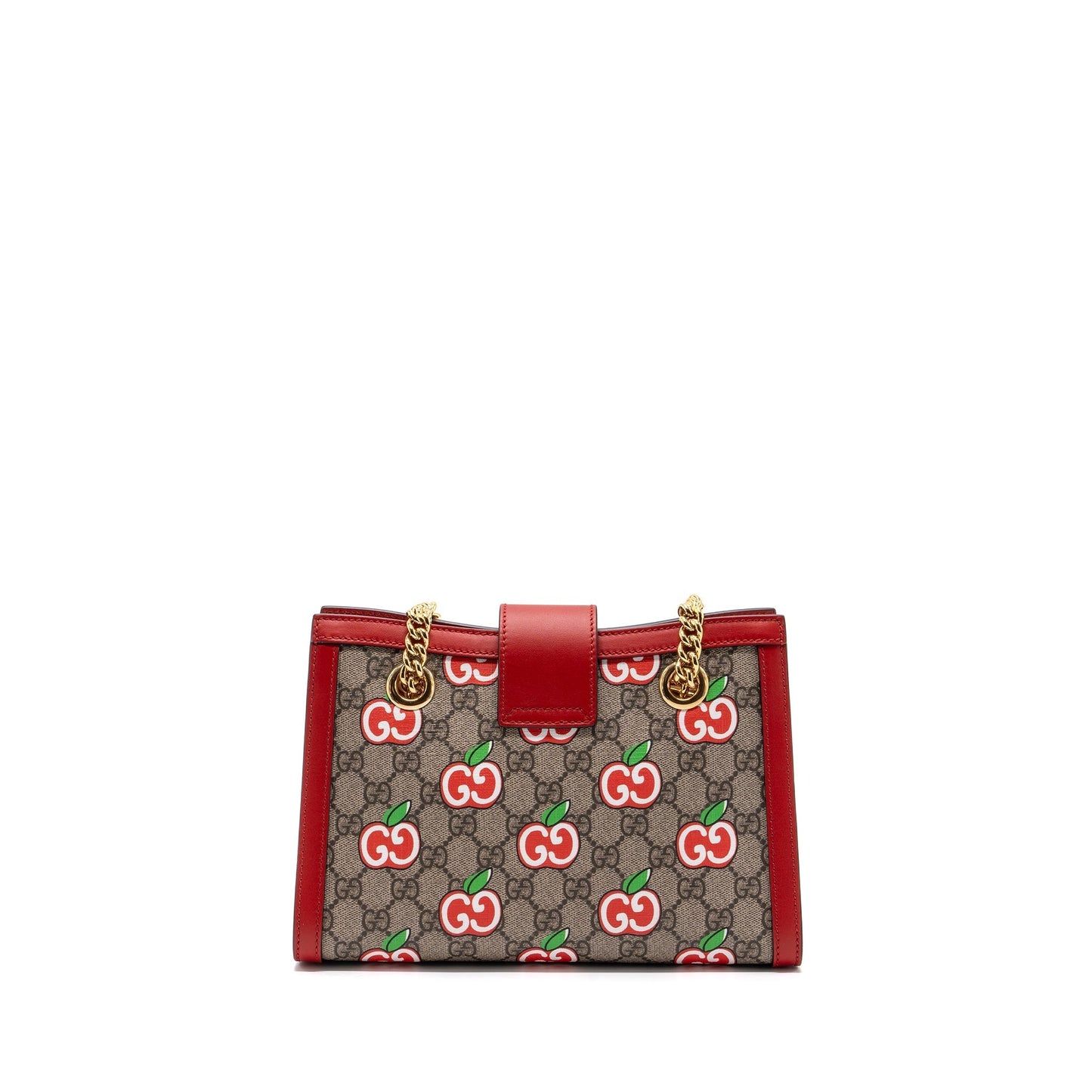 Gucci Padlock Shoulder Bag Supreme Canvas Red