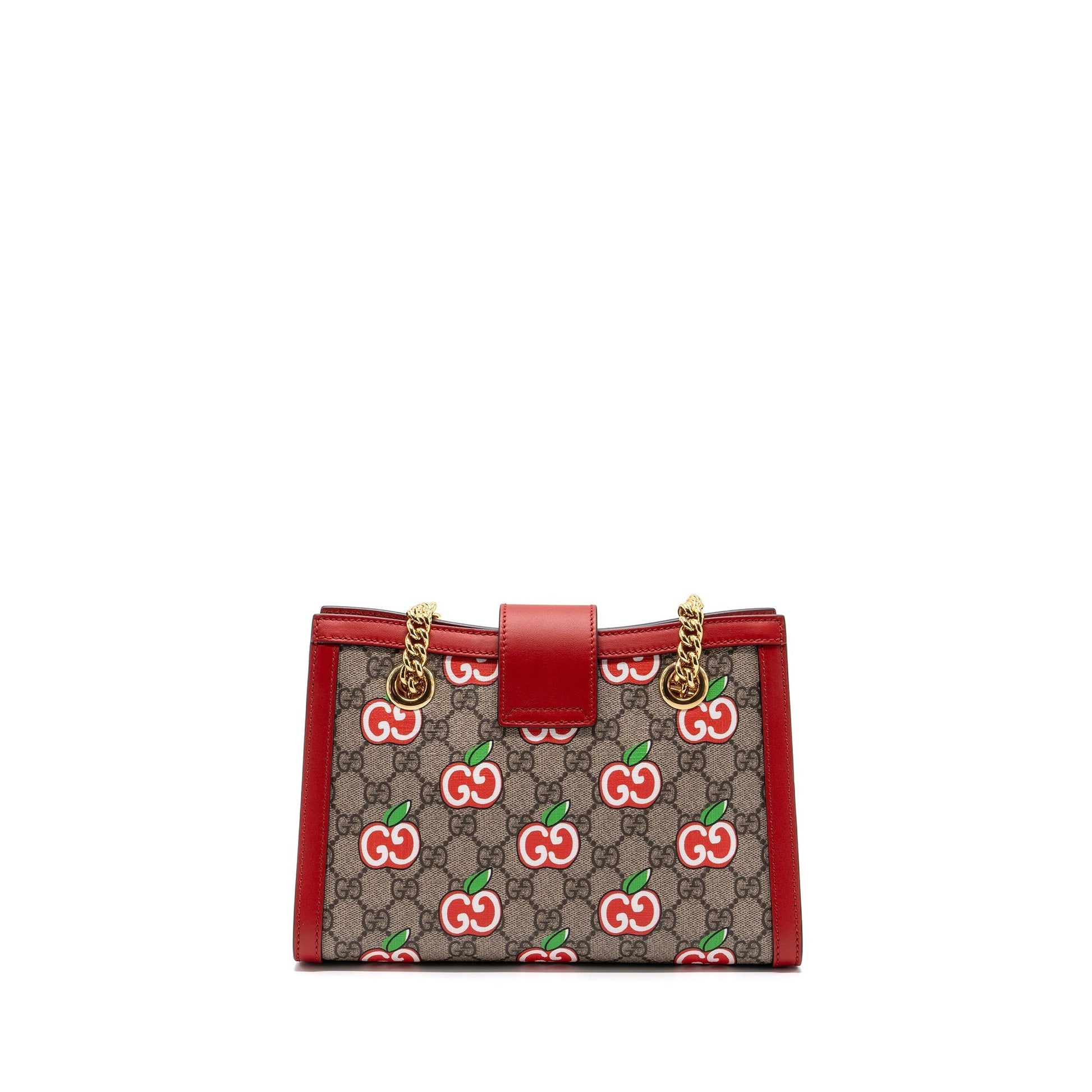 Gucci Padlock Shoulder Bag Supreme Canvas Red