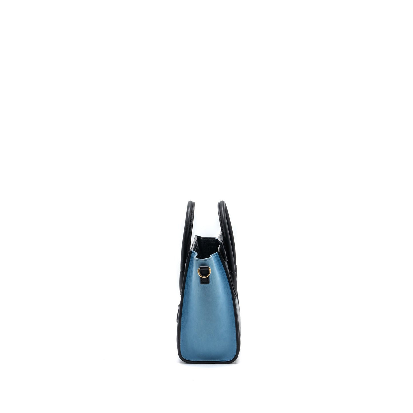 Celine Nano Luggage Purse Multi Colour Dark Handbag Black Blue Travel Bag