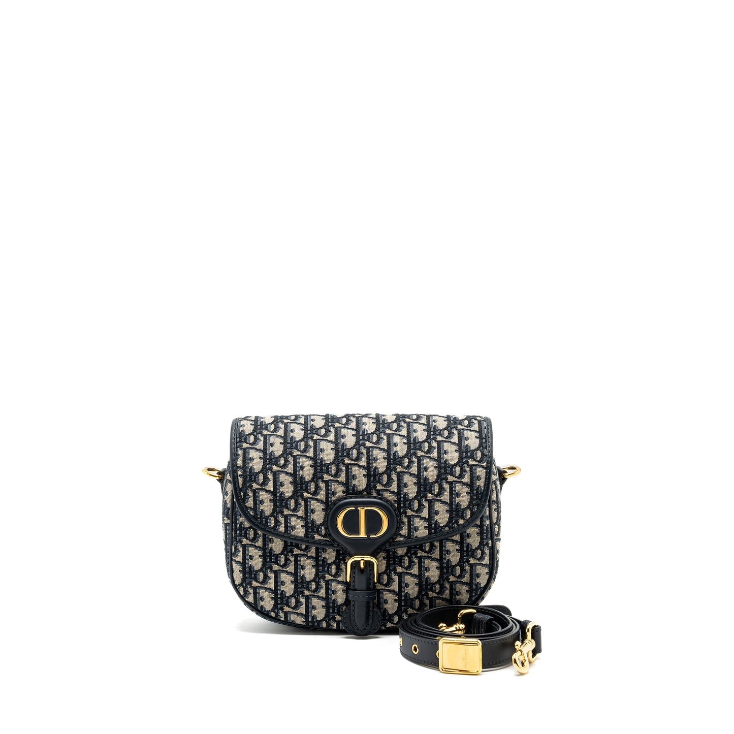 Dior Bobby Purse Oblique Jacquard Handbag Blue Travel Bag