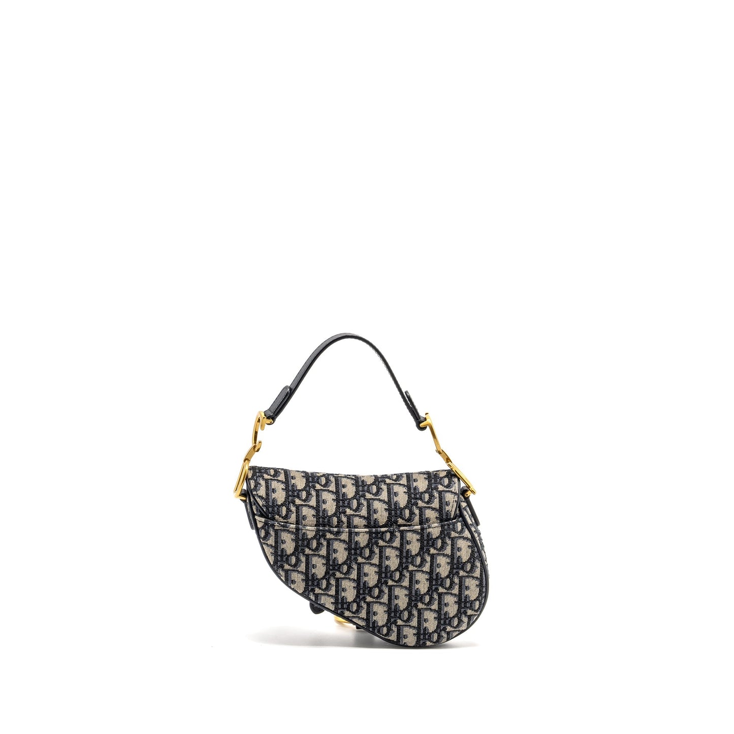 Dior Saddle Purse Oblique Jacquard Handbag Blue Mini Travel Bag Blue Handbag