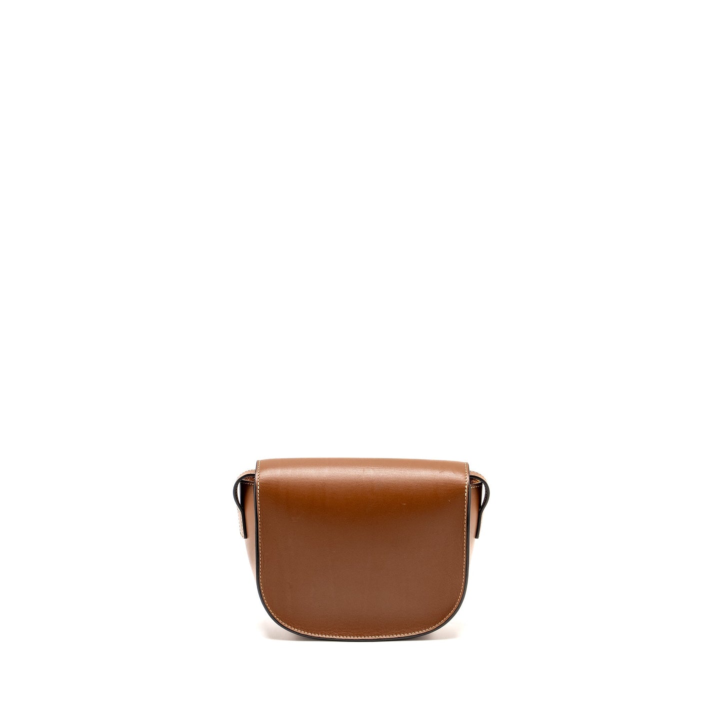 Celine Folco Cuir Triomphe Smooth Calfskin Handbag Tan Travel Bag