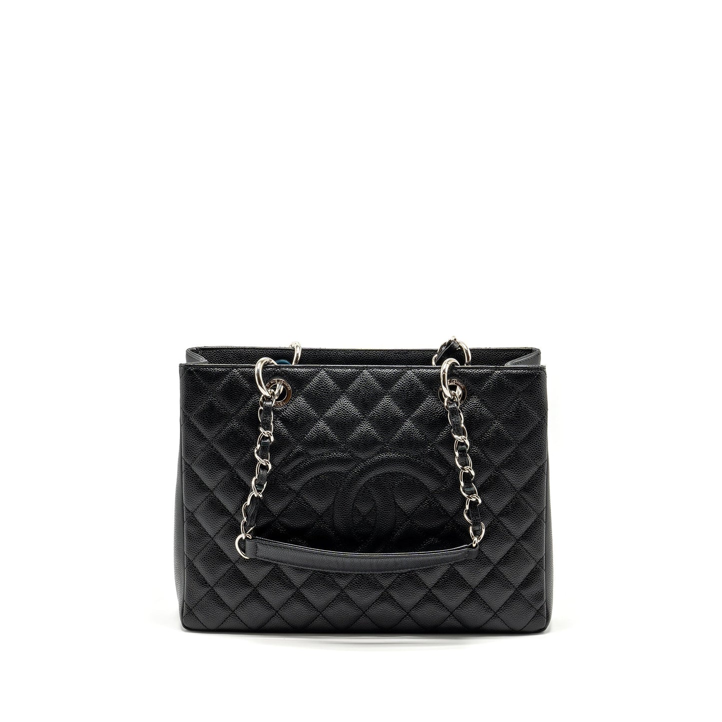 Chanel Grand Shopping Caviar SHW Black Tote Bag 6