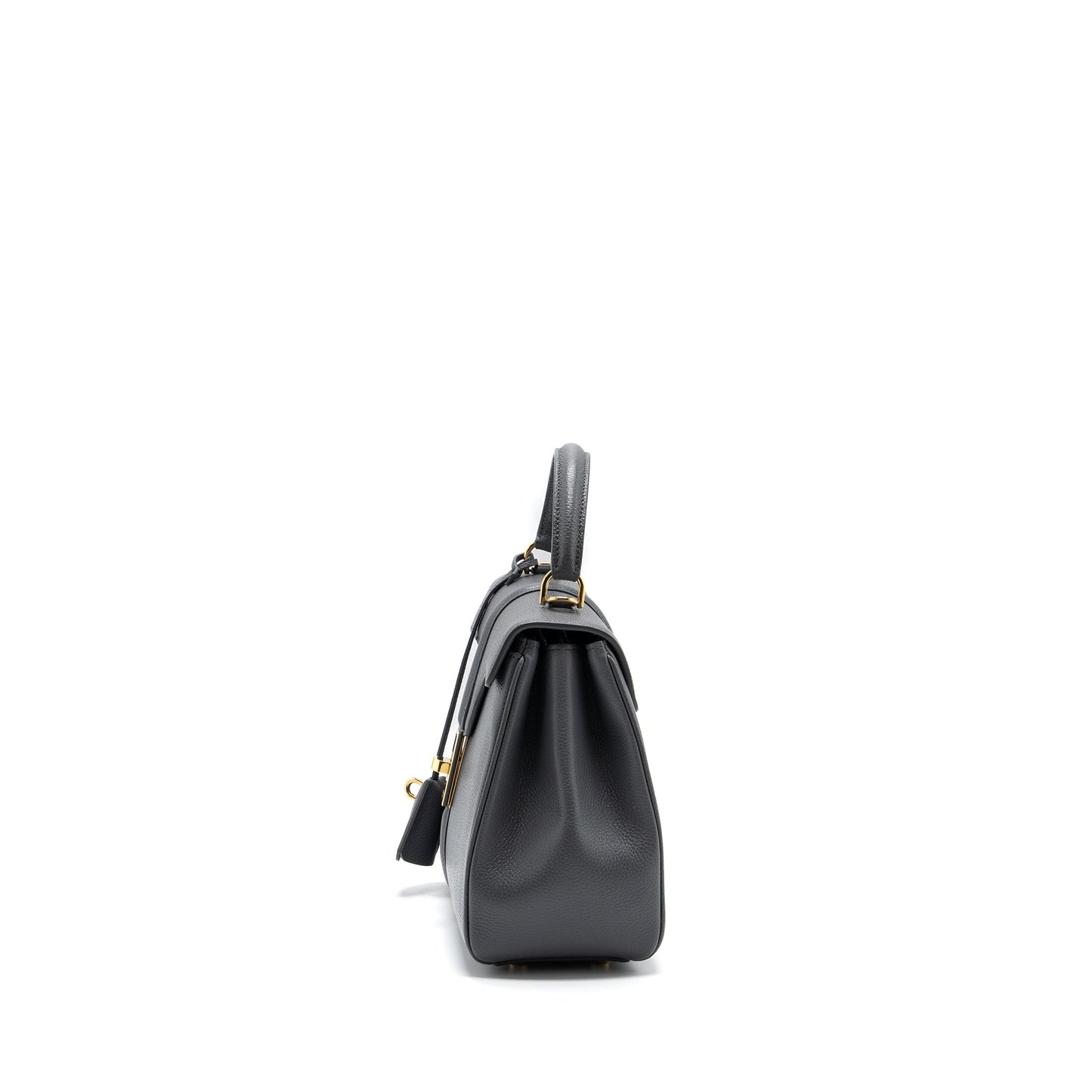 Celine Purse Grained Calfskin Grey Handbag Small Travel Bag