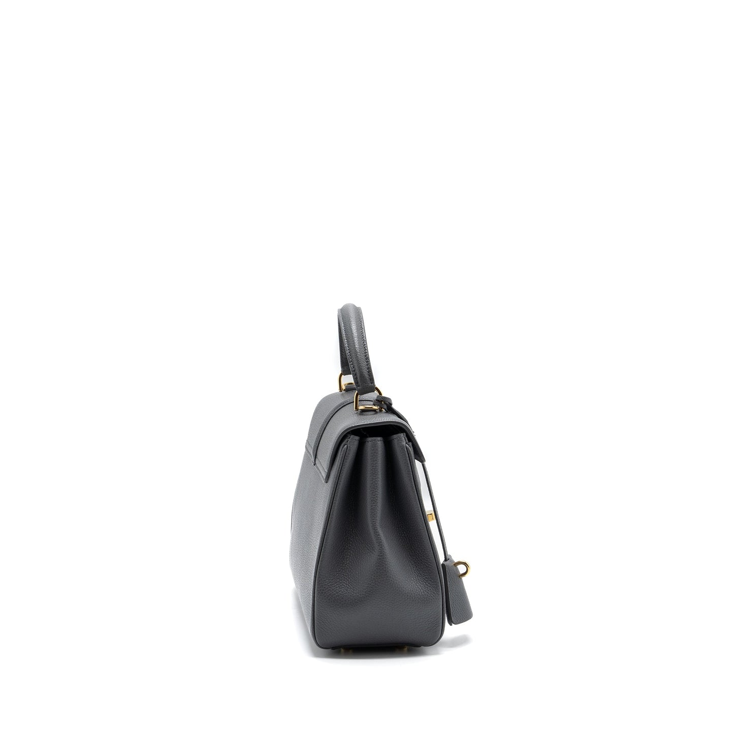 Celine Purse Grained Calfskin Grey Handbag Small Travel Bag
