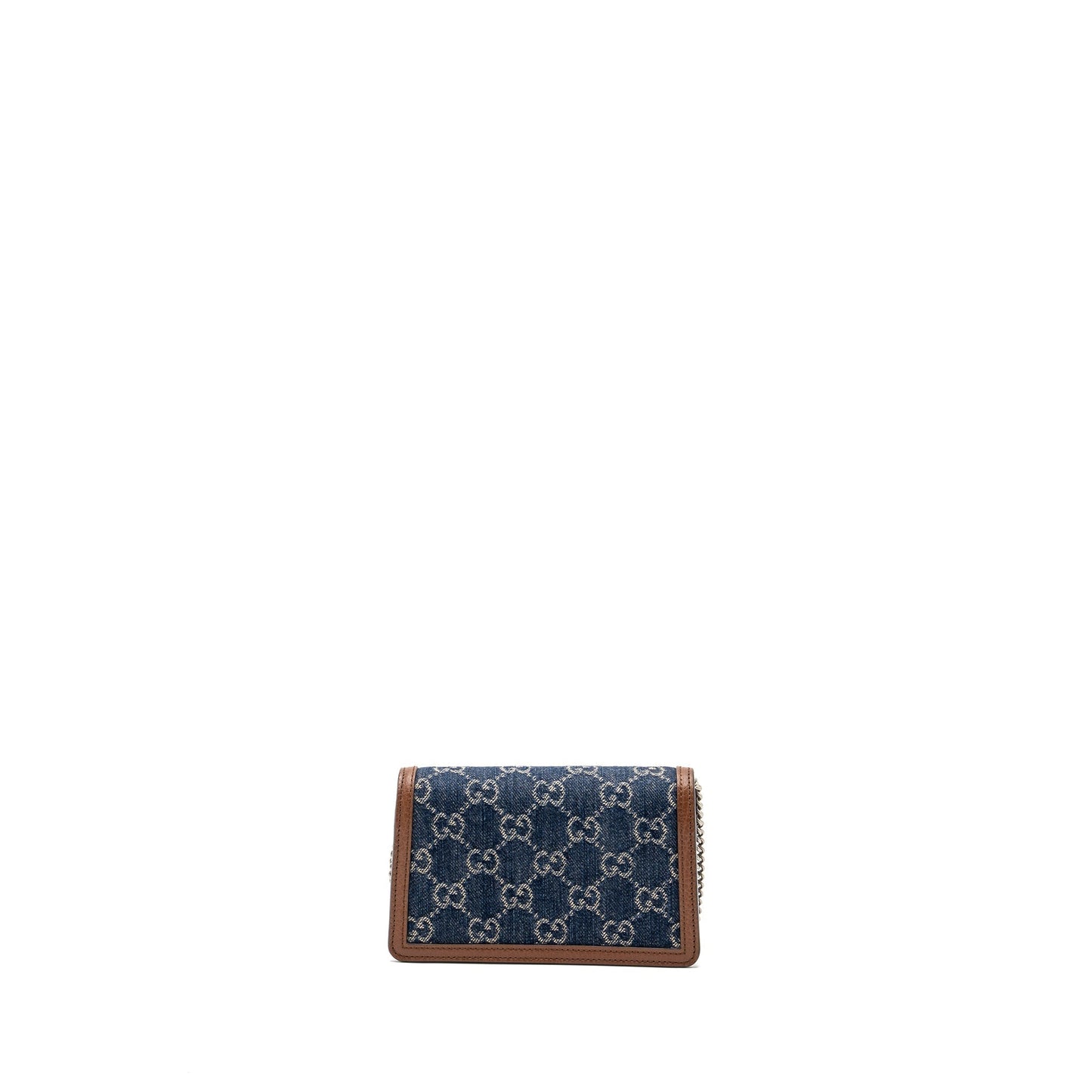 Gucci Dionysus Super Mini Shw Handbag Leather Denim Travel Bag
