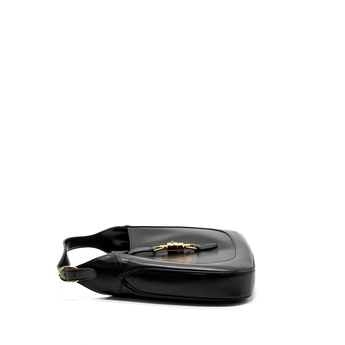 Gucci Jackie Bag Calfskin Black Medium Travel Bag