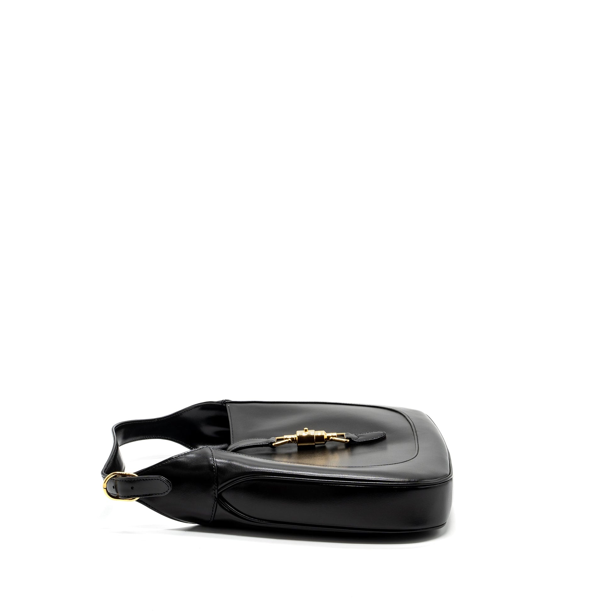 Gucci Jackie Bag Calfskin Black Medium Travel Bag