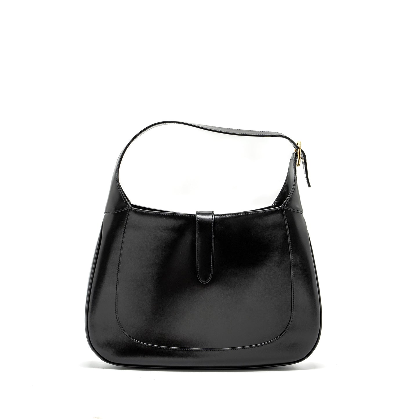 Gucci Jackie Bag Calfskin Black Medium Travel Bag