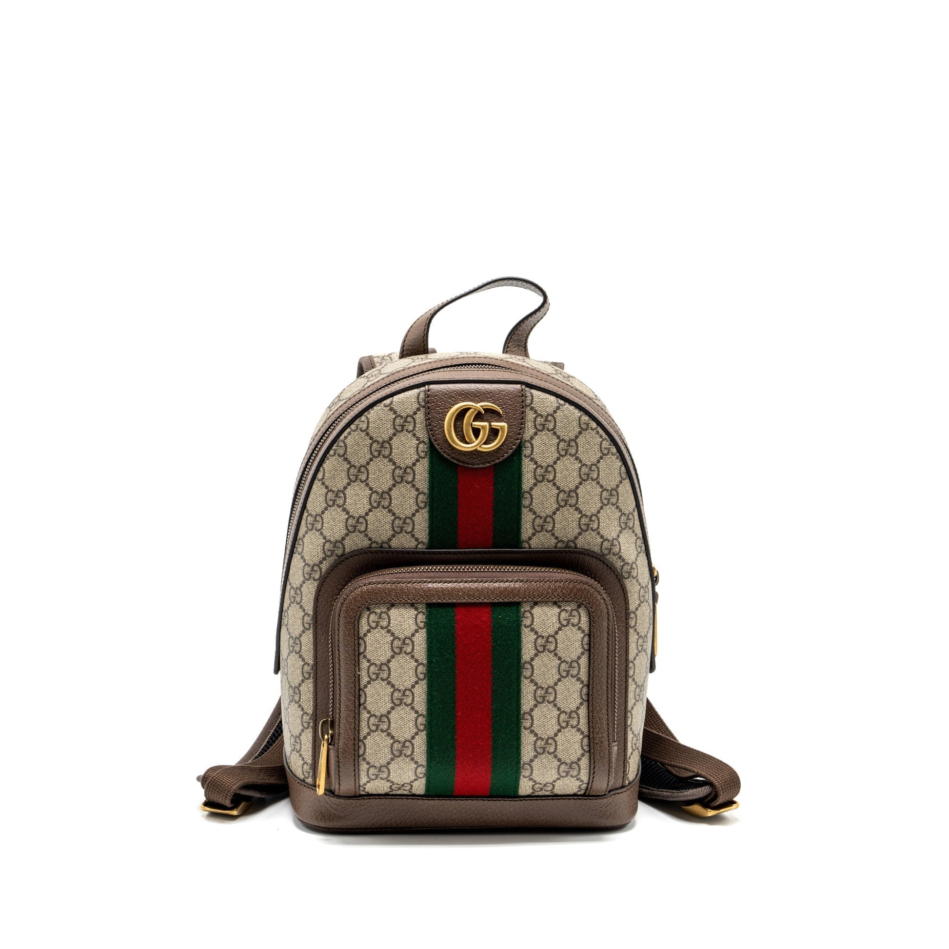 Gucci Ophidia Backpack Supreme Canvas Brown