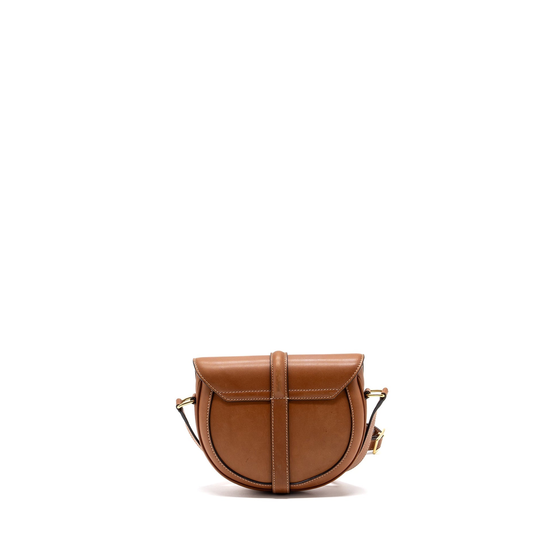Celine Besace Purse Calfskin Handbag Brown Travel Bag