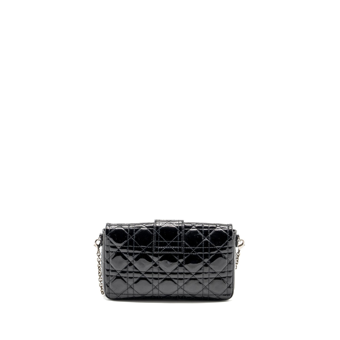 Dior Miss Pochette Patent Handbag Black Travel Bag