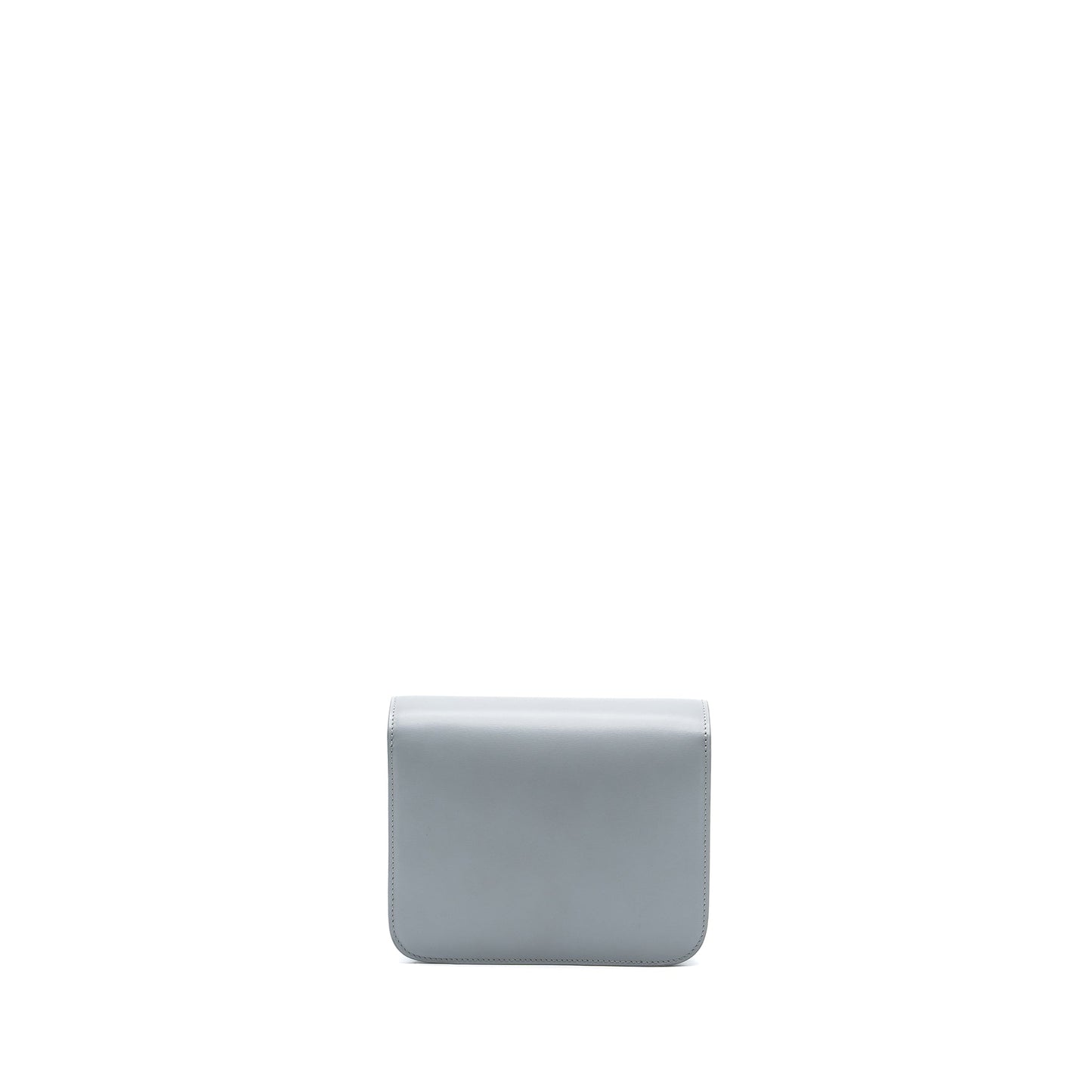 Celine Teen Classic Purse Box Calfskin Light Grey Travel Bag