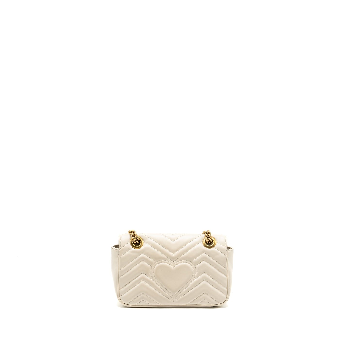 Gucci Marmont Bag Calfskin White Mini Travel Bag