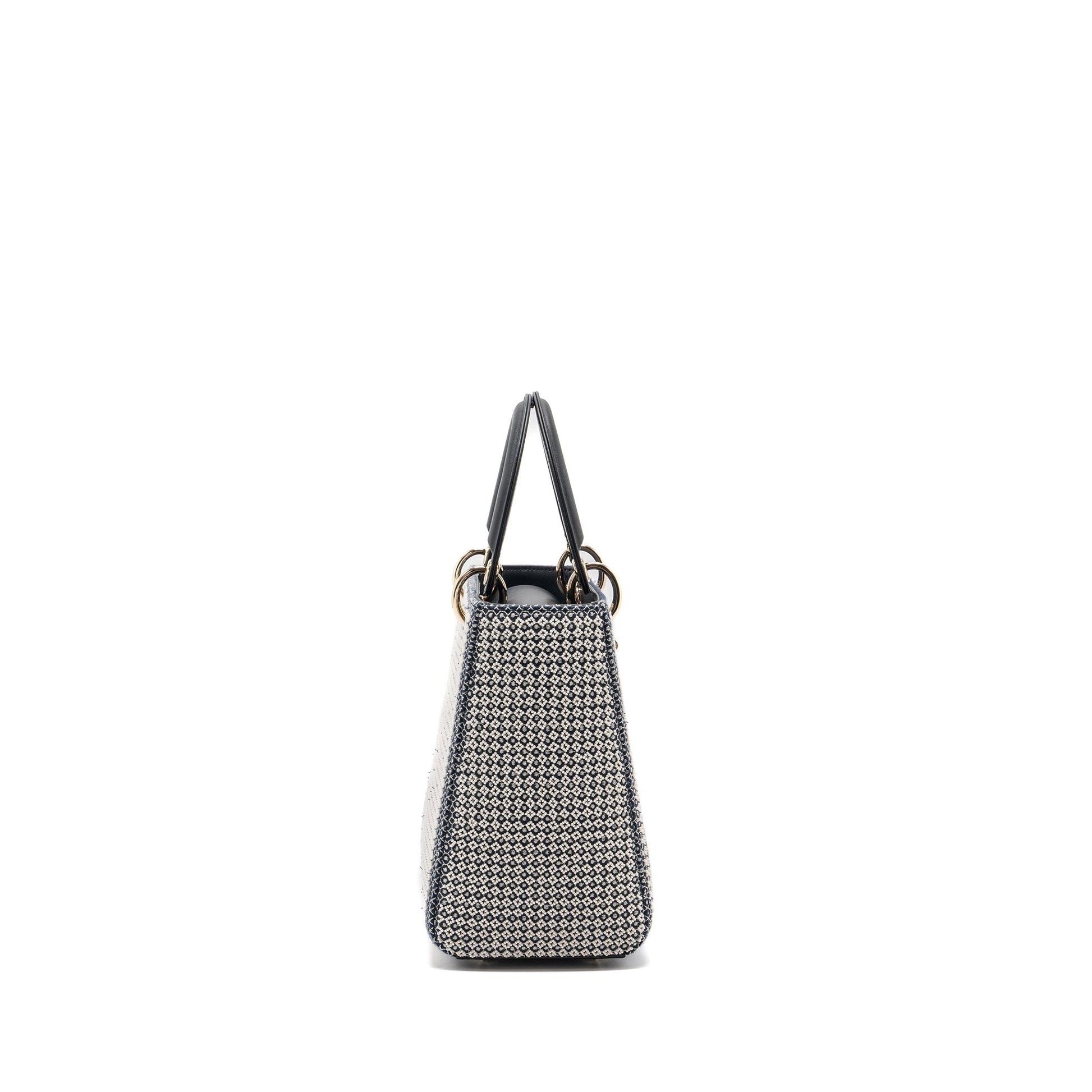 Dior Lady La Force Limited Edition Calfskin Fabric Medium Travel Bag