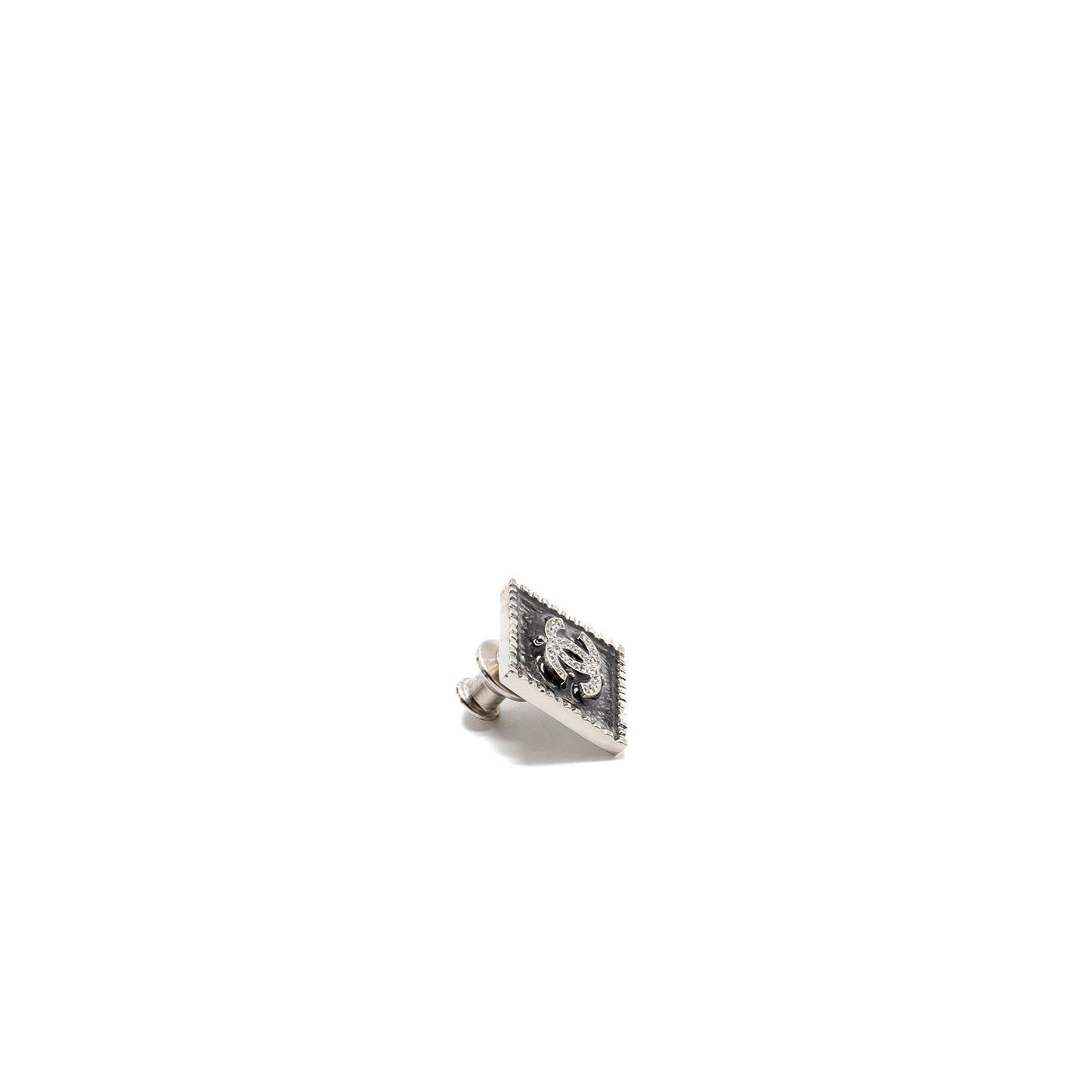 Chanel 5 Pins Square Brooch SHW Handbag