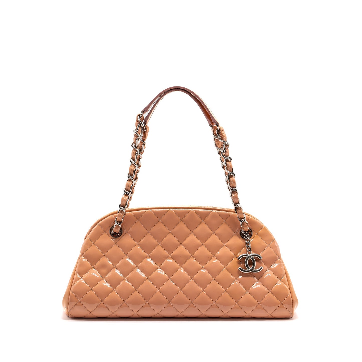 Chanel Patent SHW Pink Leather Shoulder Bag