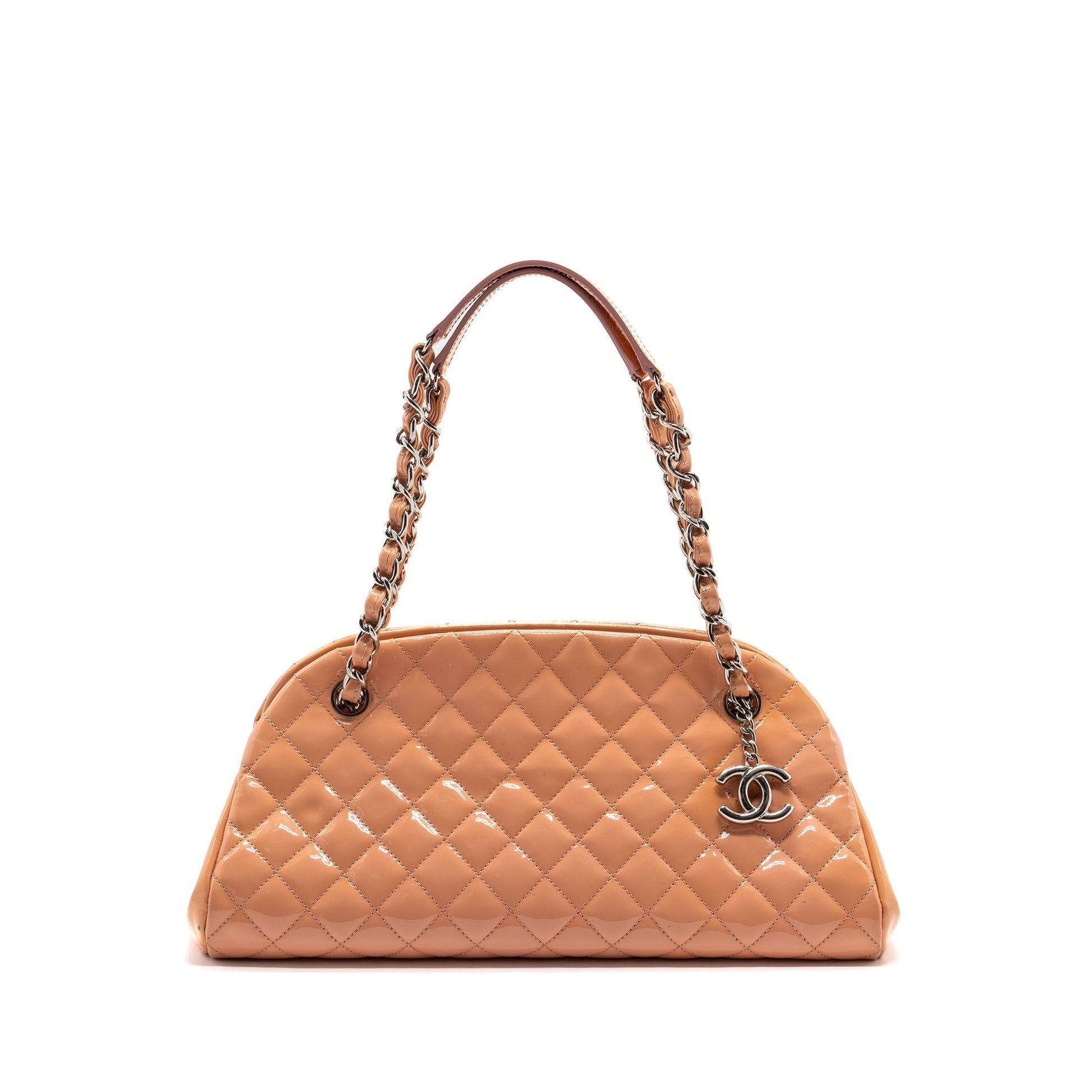 Chanel Patent SHW Pink Leather Shoulder Bag