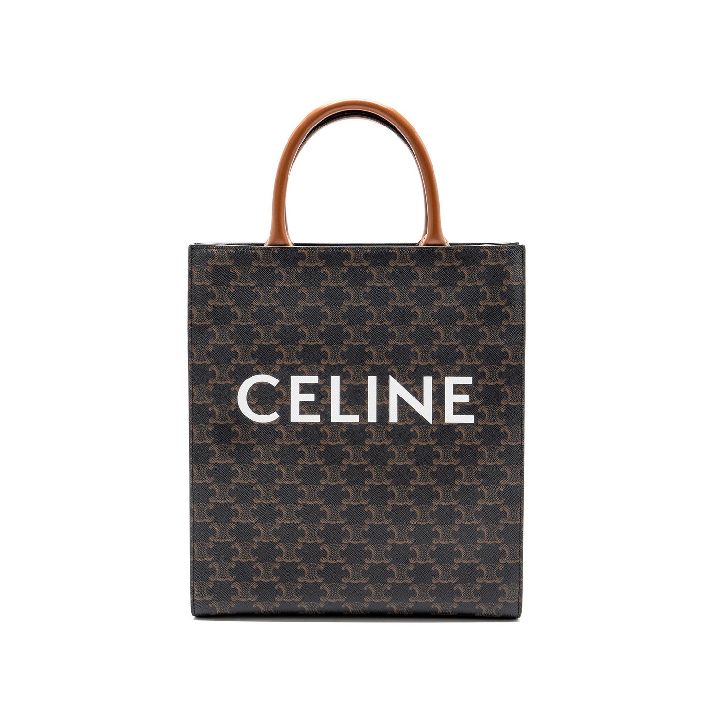 Luxury Vertical Cabas Triomphe Handbag Canvas Travel Bag
