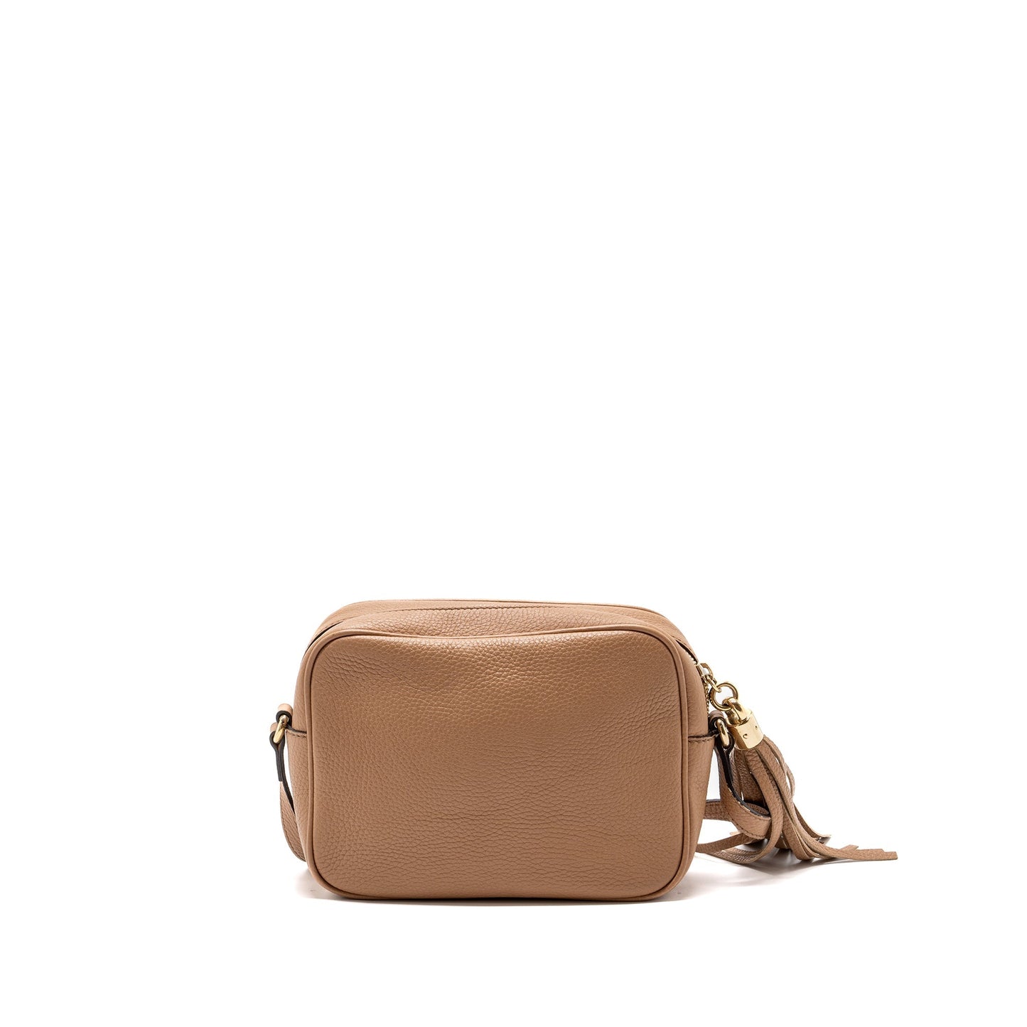 Gucci Disco Soho Bag Calfskin Beige Travel Bag