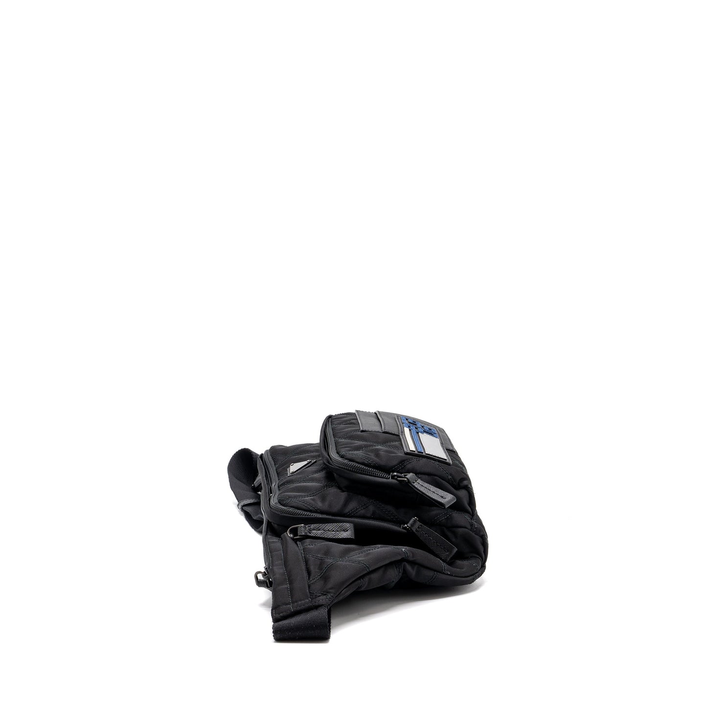 Prada Bum Purse Handbag Nylon Black Travel Bag